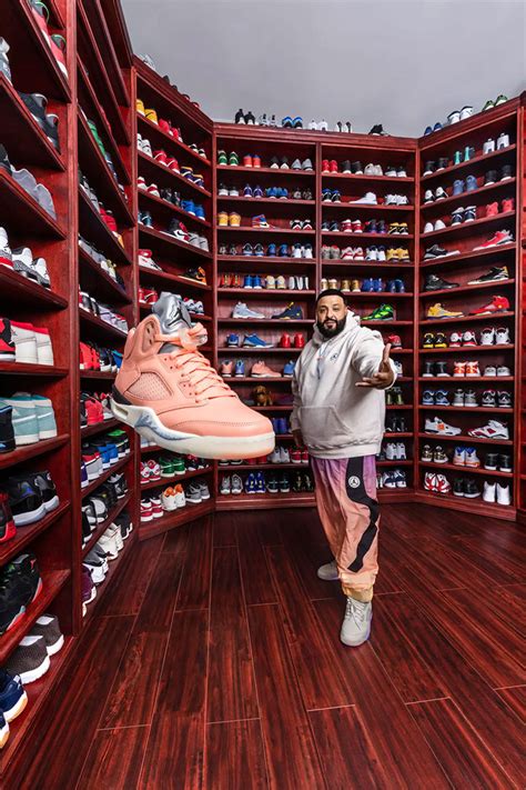 dj khaled sneaker cabinet.